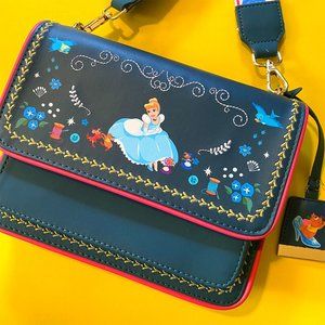 Loungefly Disney Cinderella Storybook Crossbody Bag